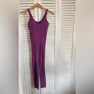 Lululemon Align bodysuit in magenta purple Nulu fabric